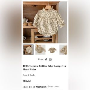 Beautiful, romper! 12-18